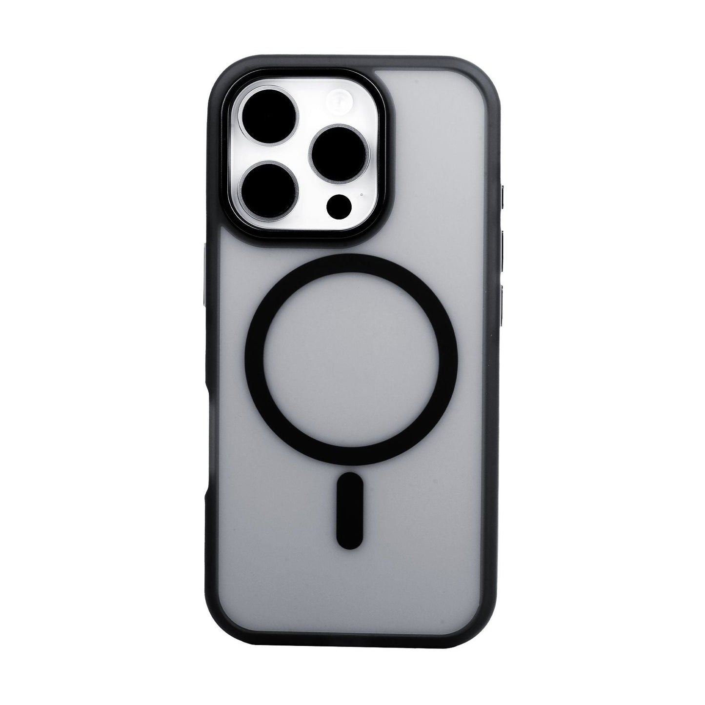 Tekne Matt MagSafe Case for iPhone 16 Pro | Matte Finish | MagSafe Compatible & Scratch-Resistant - Black